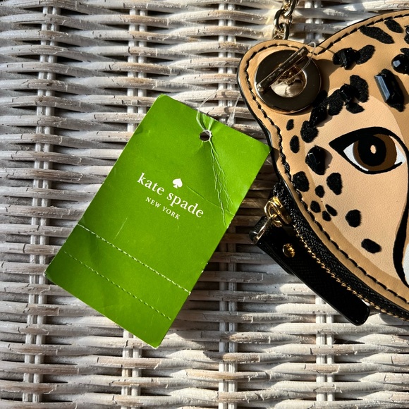 Kate Spade Leopard coin purse - Picture 4 of 9